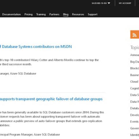 Database Blogs – Top 18 List